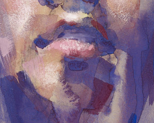 mouth detail by James Tafel Shuster